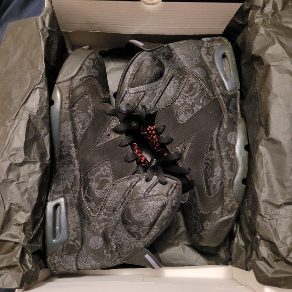 Air Jordan Retro 6 Singles Day Women Size 10 Men Size 8.5 - Picture 2 of 7